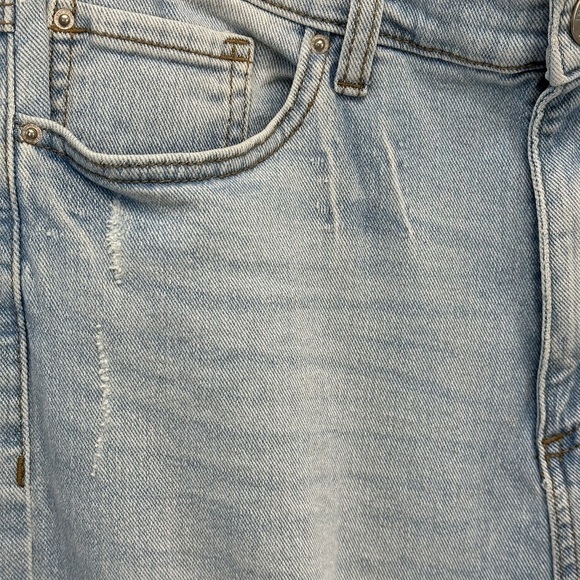 INC Denim High Rise Straight Leg Core Jeans - Light Indigo Blue - size 10/30 - Picture 5 of 12